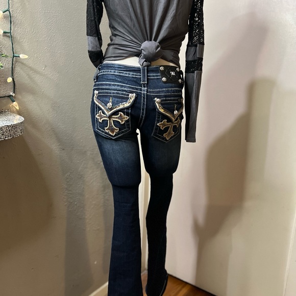 Bootcut Miss Me Jeans -Petite - Picture 4 of 5